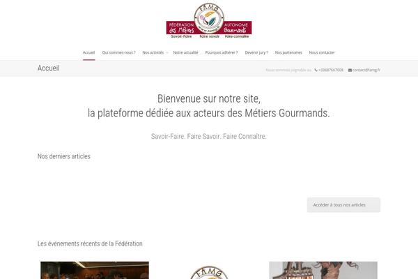 KLEO theme site design template sample