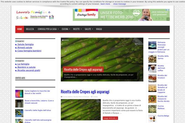Jarida theme site design template sample