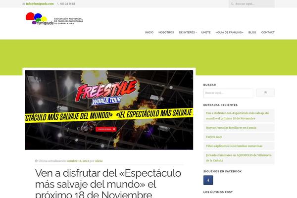 famiguada.com site used GivingPress Lite