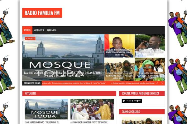 Gameleon theme site design template sample
