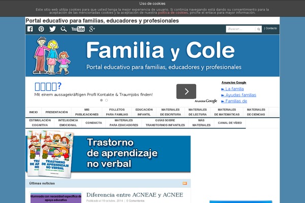 familiaycole.com site used Bootstrap-basic-child