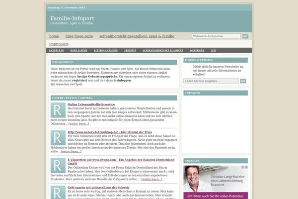 Lifestyle 2.0 theme site design template sample