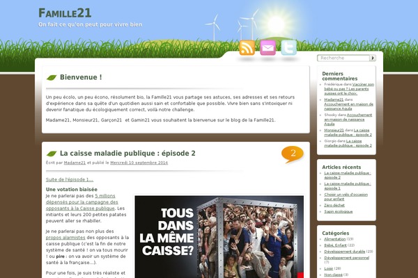 Site using Td-newsletter plugin