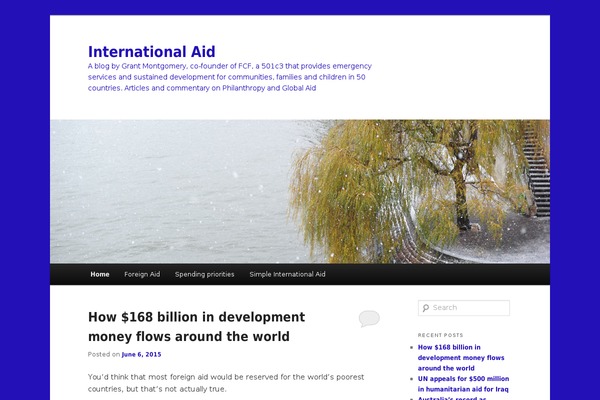 Twenty Eleven theme site design template sample