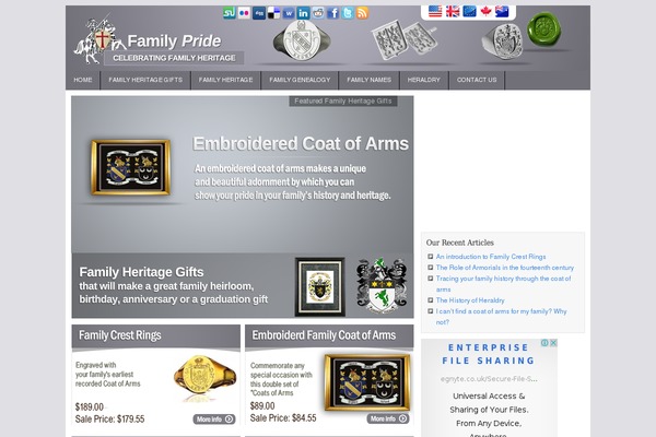family-pride.org site used Corporate
