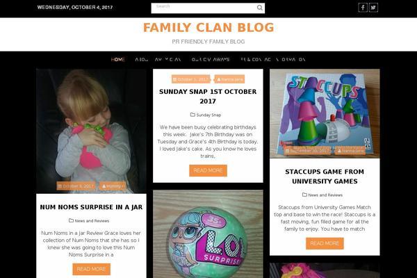 Weblog theme site design template sample