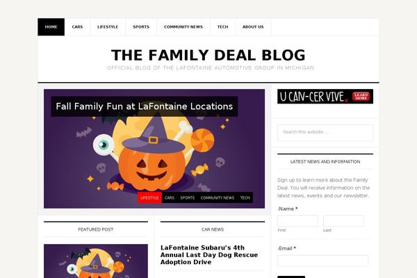 News Pro theme site design template sample