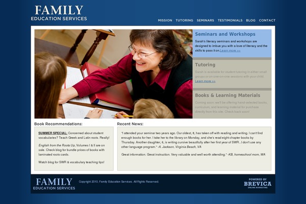 familyedservices.com site used Family