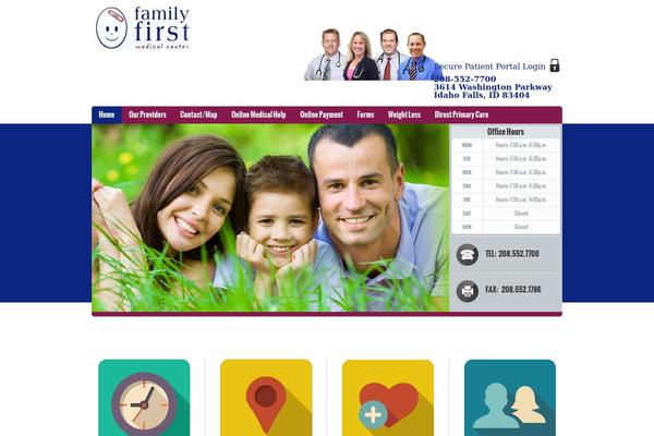 Doctor theme site design template sample
