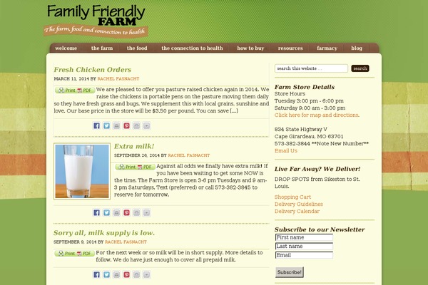 Sinatra Child Theme theme site design template sample