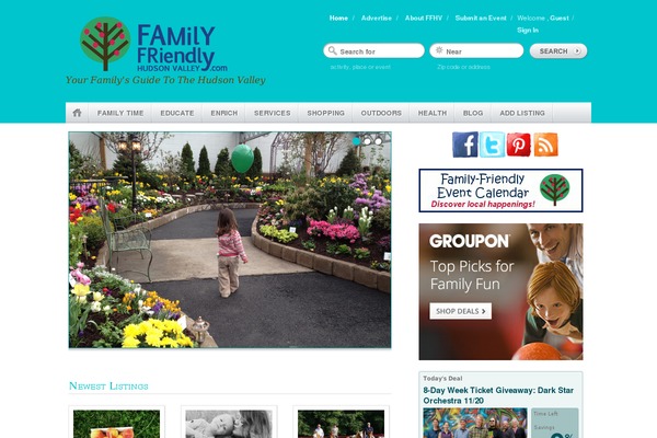 Geo Places v3 theme site design template sample
