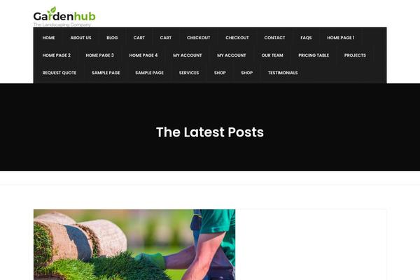 Site using Gardenhub-vc-addons plugin