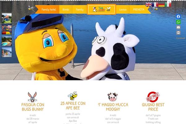 Kiddy theme site design template sample