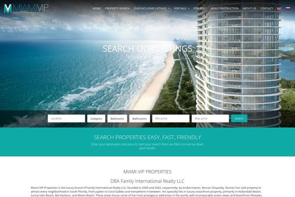 Site using Parallax Scroll plugin