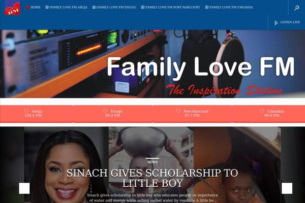 Onair2-child theme site design template sample