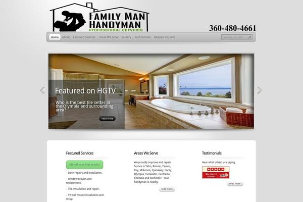 TheProfessional theme site design template sample