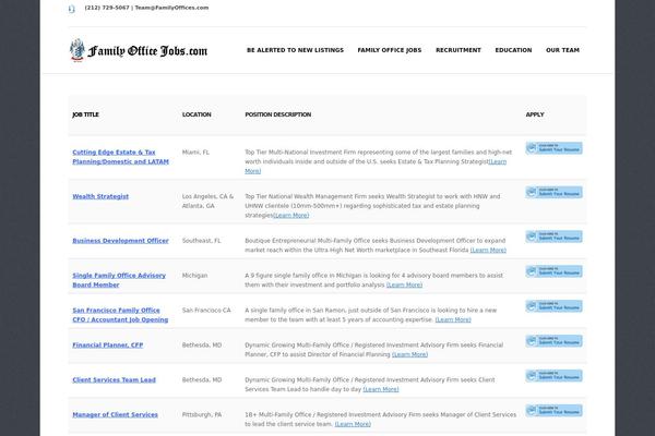 familyofficejobs.com site used Sentinel