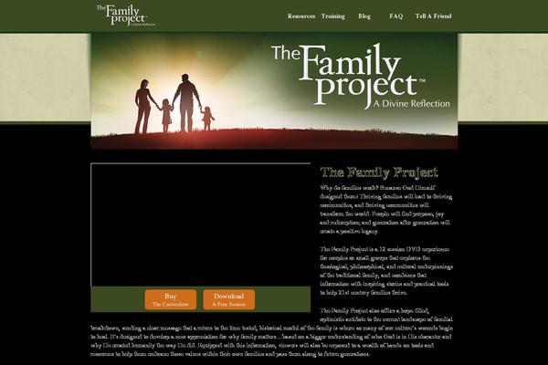 familyproject.com site used Familyproject
