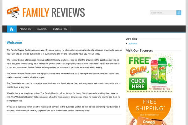HappenStance theme site design template sample