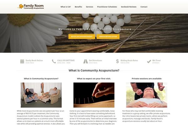 Organique theme site design template sample