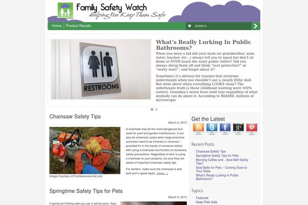 Niche theme site design template sample