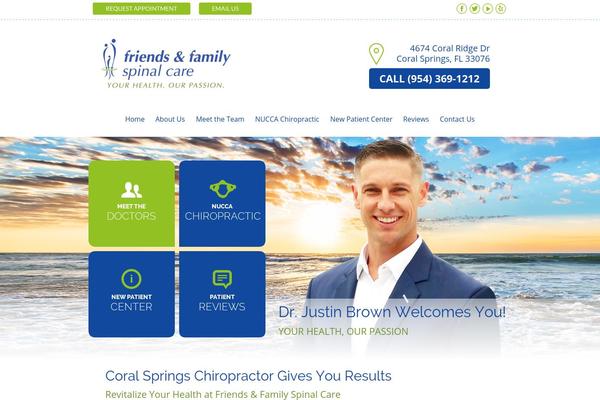 Enfold theme site design template sample