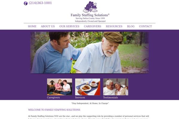Family theme site design template sample
