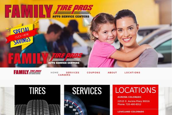 Cherry Framework theme site design template sample
