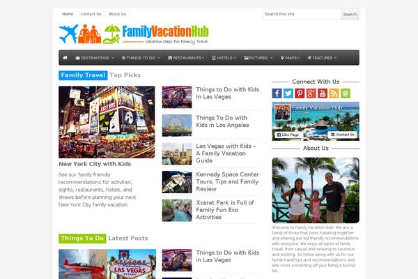 Newsplus Child theme site design template sample