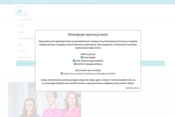Zephyr theme site design template sample