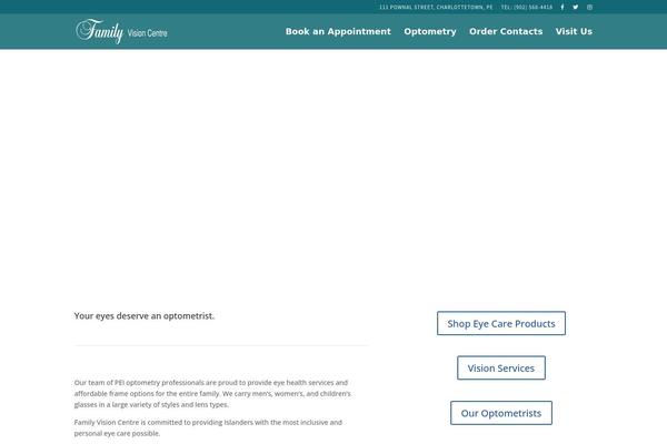 Divi theme site design template sample