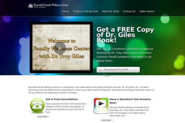 Optimize theme site design template sample