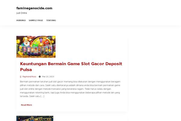 faminegenocide.com site used Remark