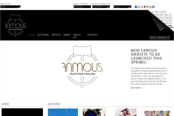 famous-auction theme websites examples