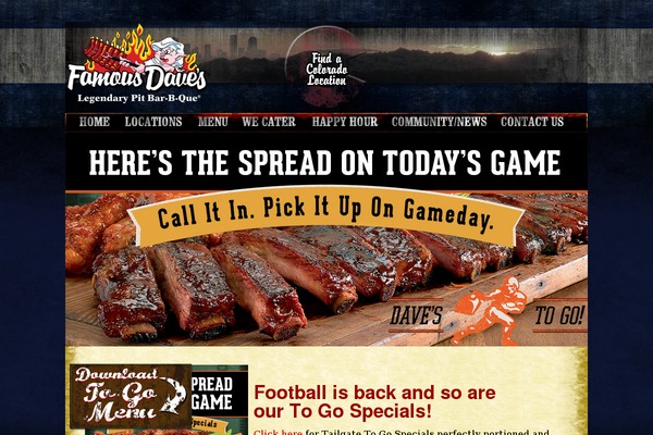 FamousDaves_CO_Theme theme websites examples
