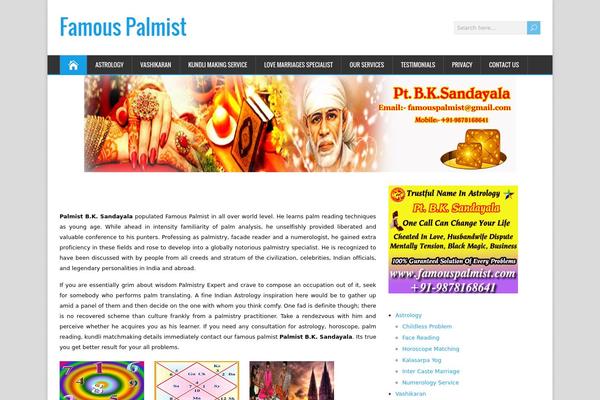 HappenStance theme site design template sample