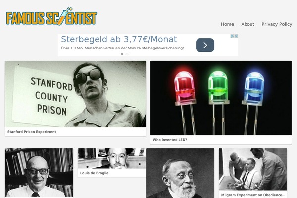 famousscientist.net site used Onward