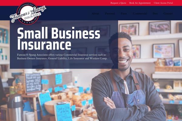 Understrap-master theme site design template sample