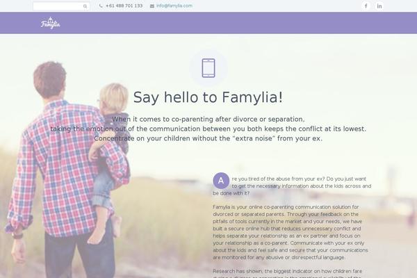 Scalia theme site design template sample