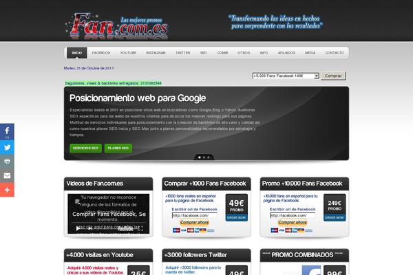 Phenomenon theme site design template sample