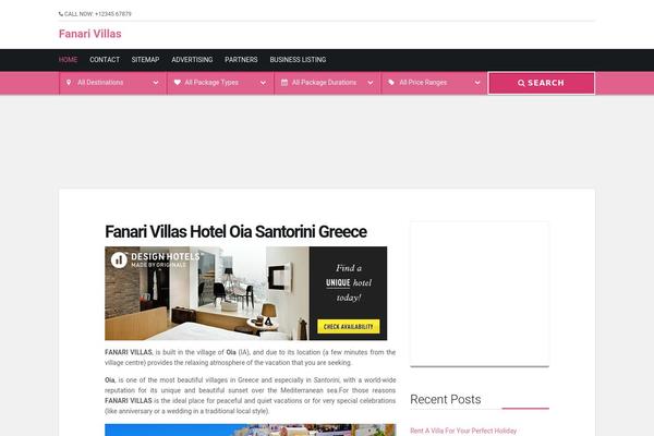 fanarivillas.net site used Wp_cousteau5-v1.1