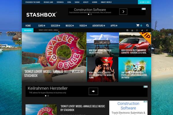 Newscode theme site design template sample