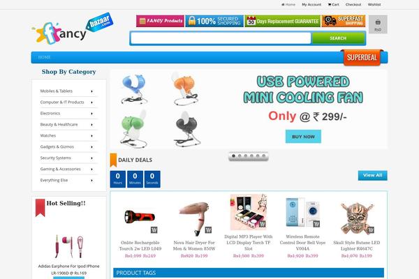 TopShop theme site design template sample