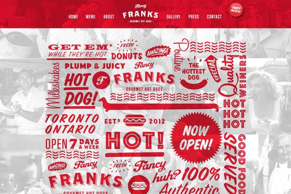 Fancy theme site design template sample