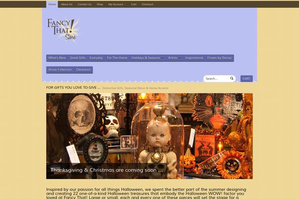 Merchant theme site design template sample