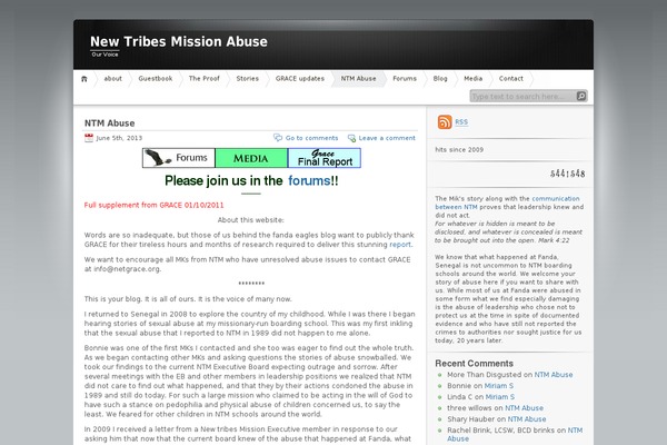 Site using WP Wall plugin