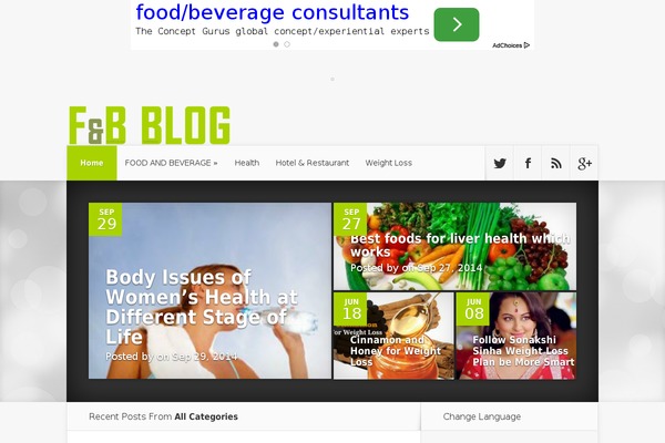 Nexus theme site design template sample