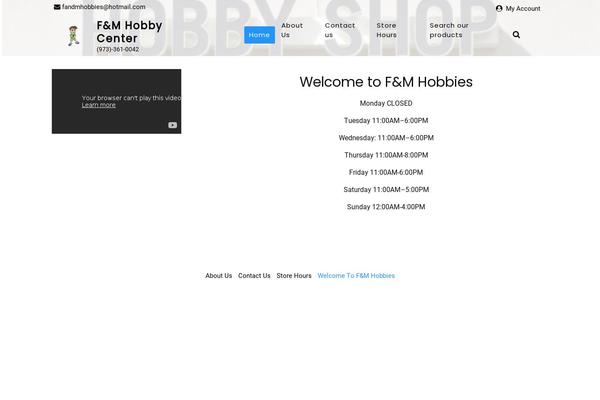 fandmhobbies.com site used eCommerce Star