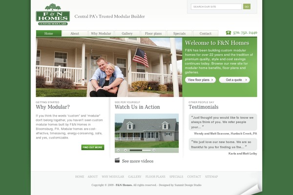 fandnhomes.com site used Re_theme