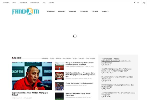 Pixwell theme site design template sample